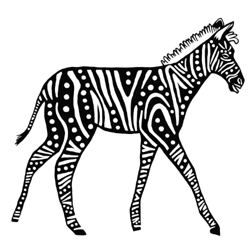 The Zebra Icon
